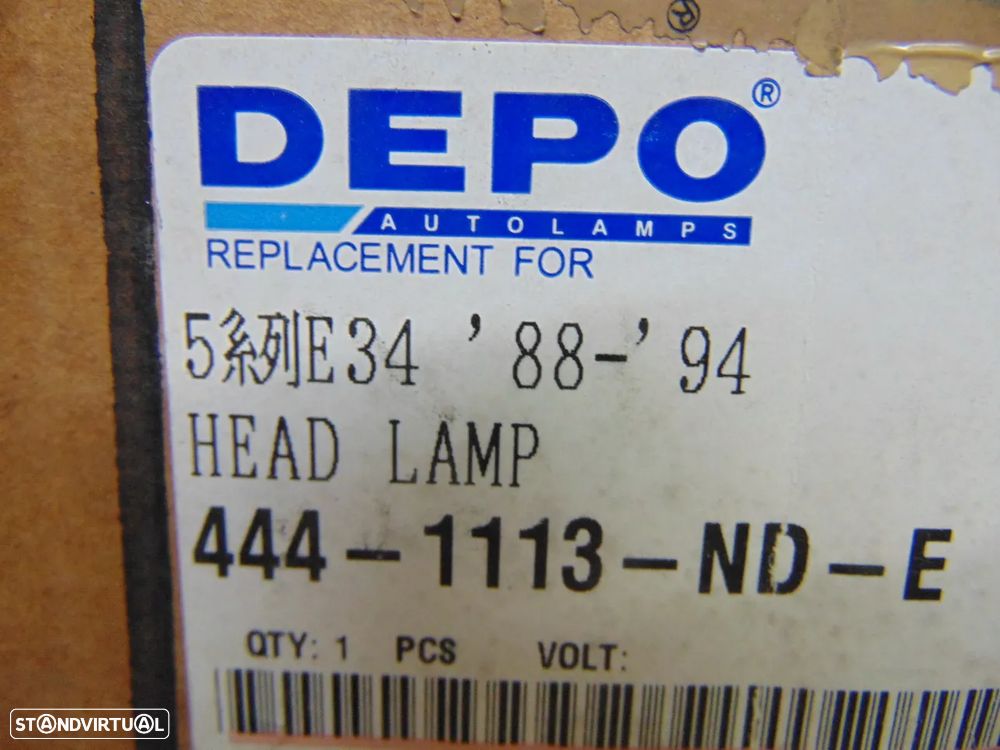 BMW E34 faróis - 5