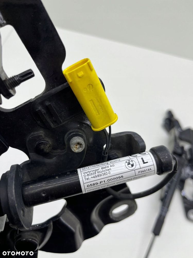BMW 5 F10 F11 LIFT ZAWIASY MASKI NABOJE L+P KOMPLET KOLOR-B90 7249888 - 7