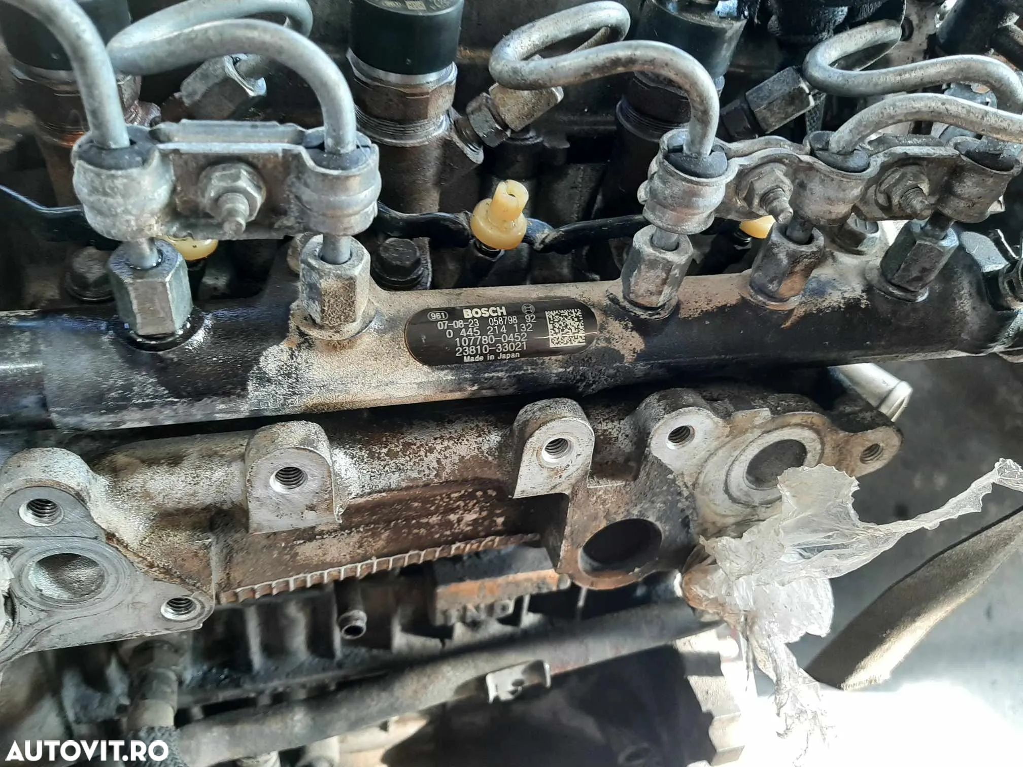 rampa injectoare  toyota yaris p9 auris corolla 1.4 d 1nd-tv  0445214132 - 1