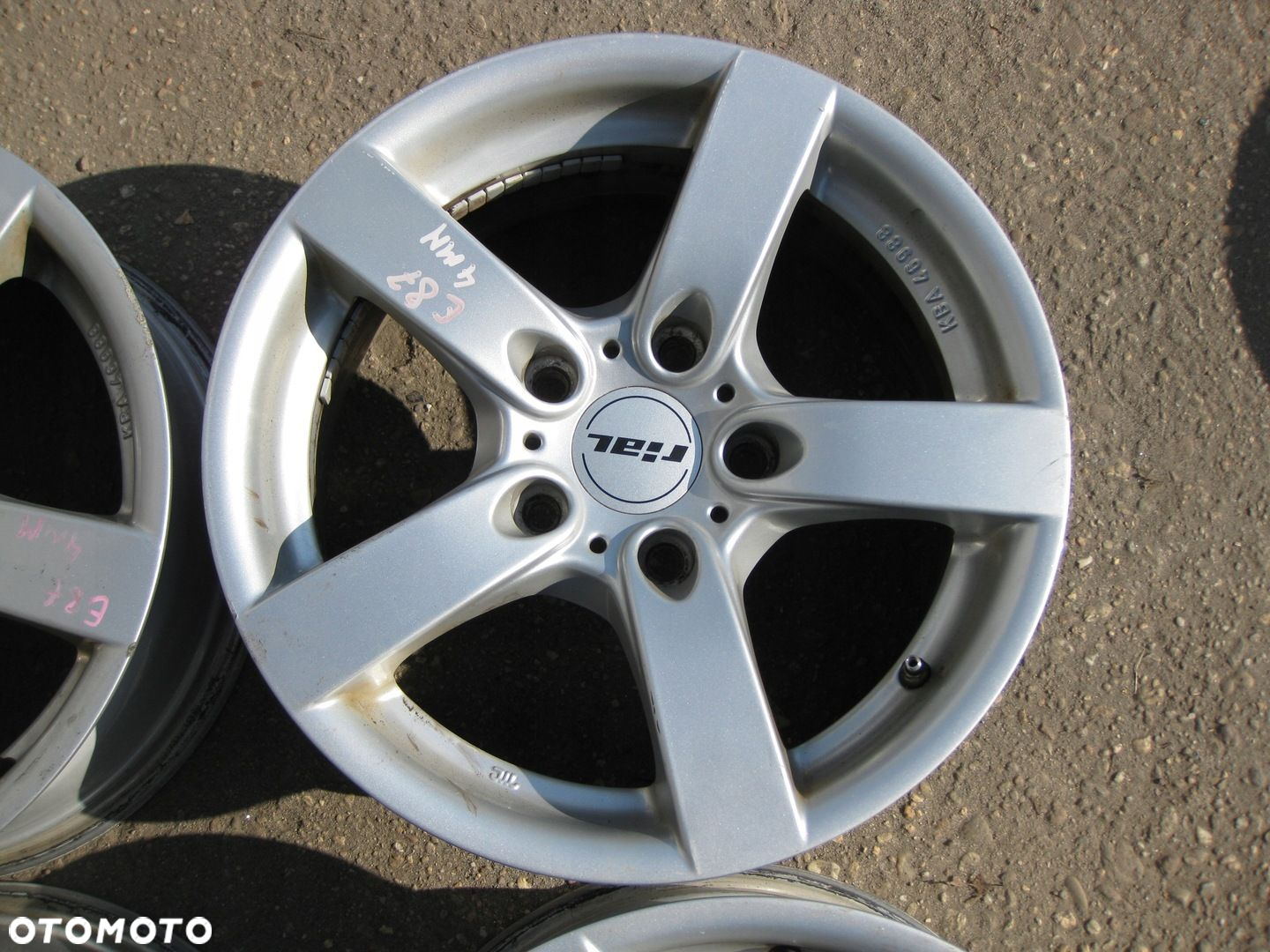 BMW E78 FELGI ALUMINIOWE RIAL 7.0" x 16" 5x120 ET30 KOMPLET KBA46988 - 5