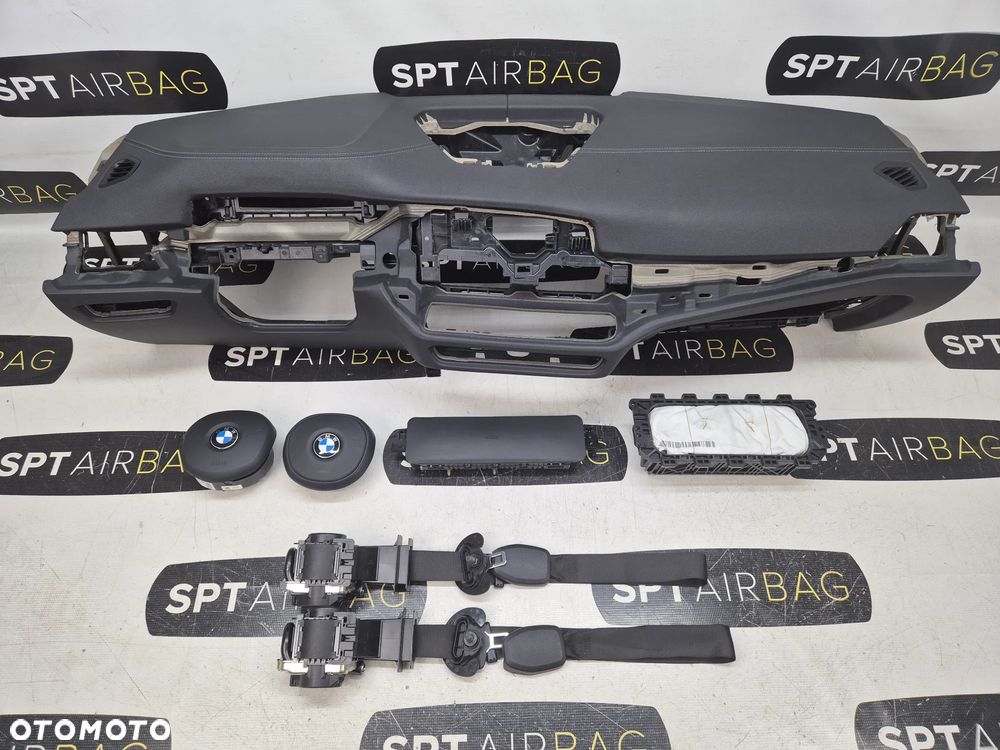 BMW 3 SERIA 3 G20 G21 SERIA 4 G22 G23 G26 LIFT DESKA ROZDZIELCZA KONSOLA KOKPIT PULPIT PODUSZKI AIRBAG AIR BAG PASY KIT SET - 1