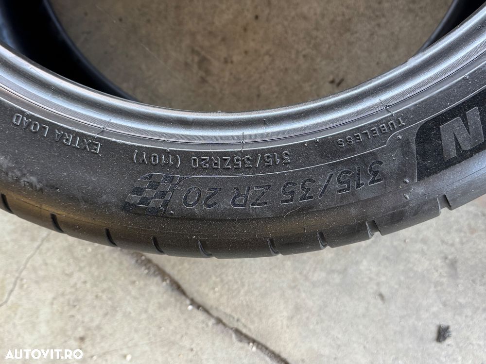 Vând 2 anvelope 315/35/20 Michelin de vară ca noi - 4