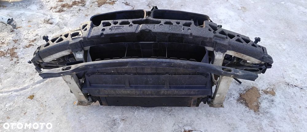 KOMPLET Pas Przedni Wzmocnienie Czołowe Belka Chłodnice Wentylator itd BMW F06 F12 F13 2010- - 4