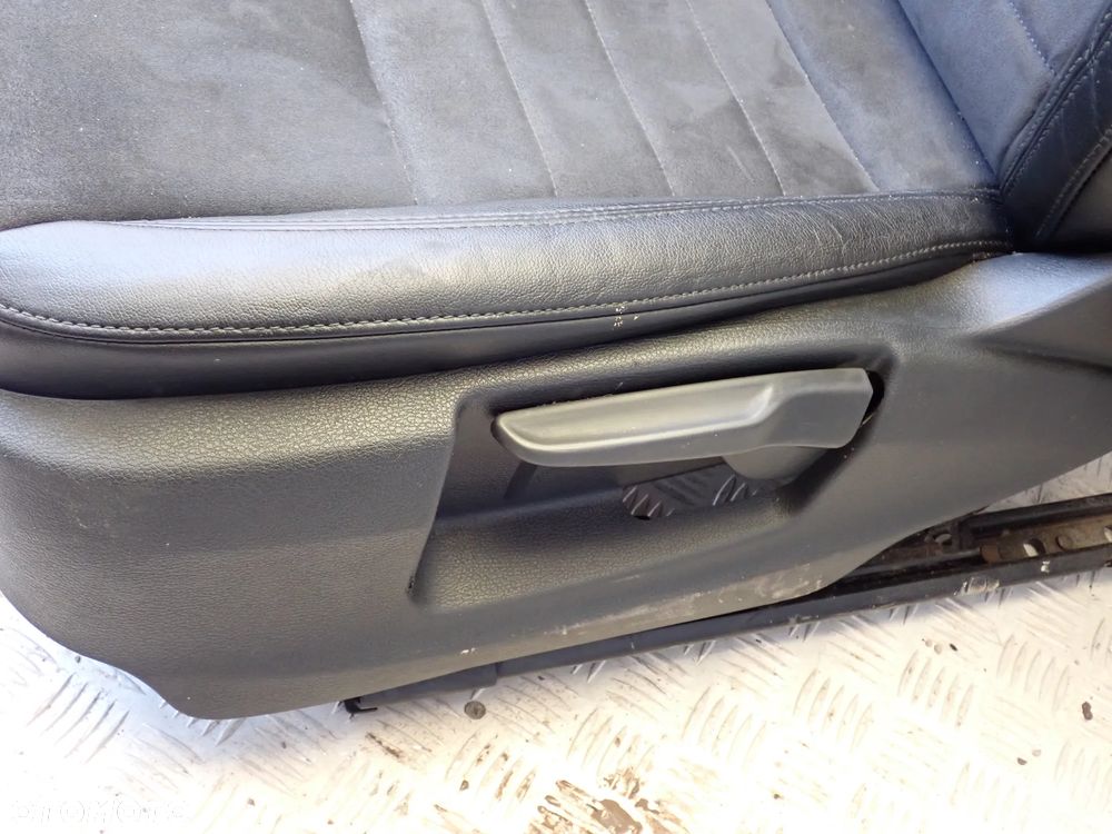 AUDI A6 C7  FOTEL PRZEDNI PRAWY / LEWY ORAZ KANAPA TYLNIA MATERIAŁ - SKÓRA KOMPLET - 8