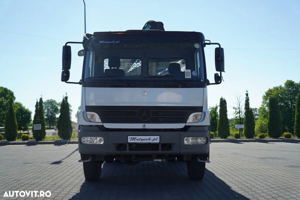 Mercedes-Benz ATEGO 16.24 / 4X4 / BASCULATOR + HDS HIAB 111 BS-2 / TELECOMANDĂ / ROTATOARE / MANUALĂ - 15