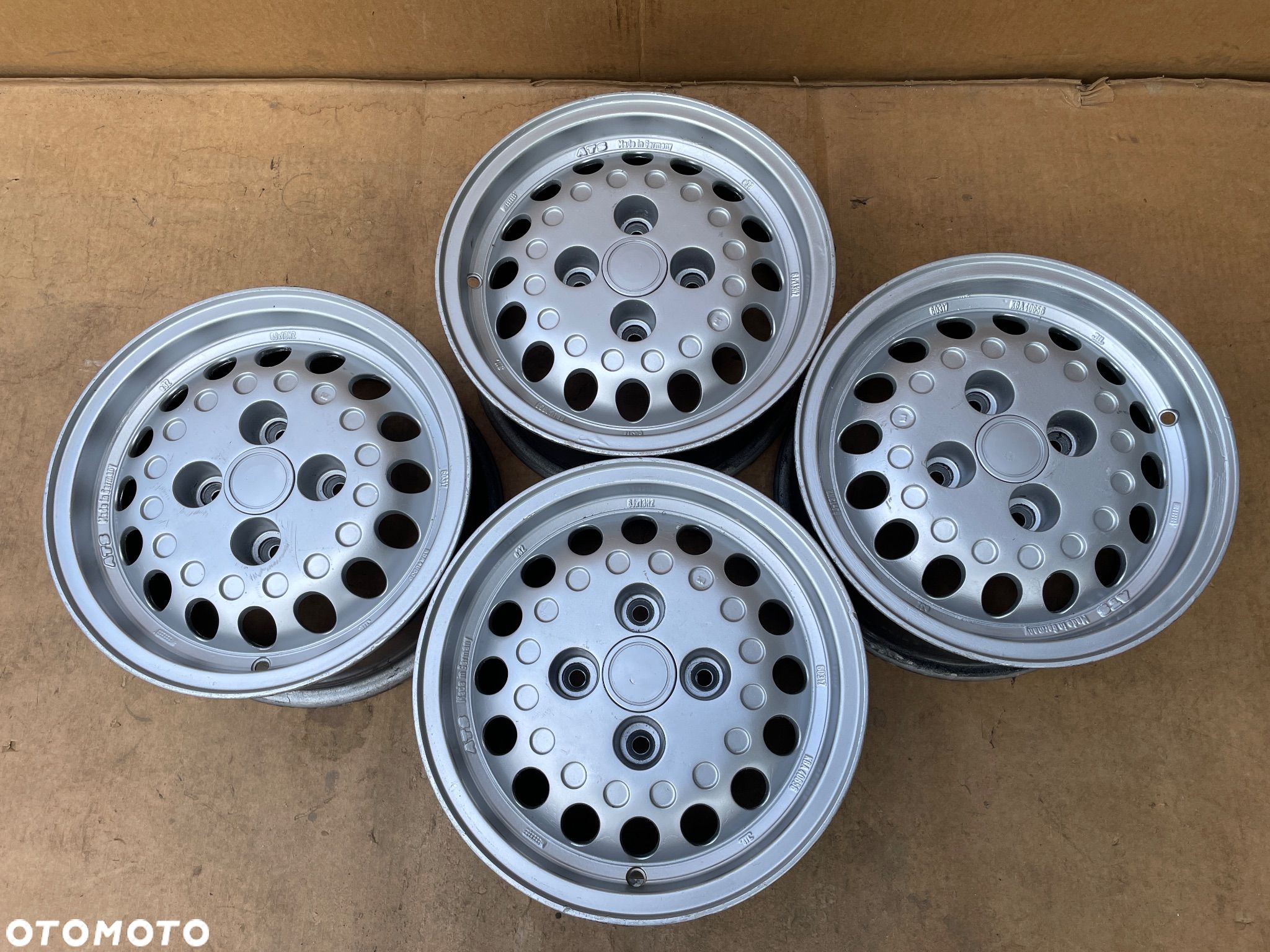 Oryginalne Felgi Aluminiowe ATS 6J 6 13 13" ET32 4x108 Komplet KBA40656 4 Sztuki FORD PEUGEOT AUDI CITROEN - 1