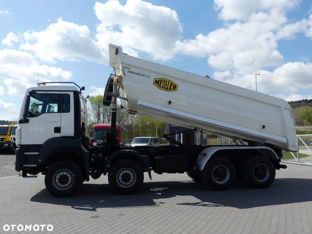 MAN TGS 41.460 / 8x8 / WYWROTKA MEILLER / MANUAL / NISKI PRZEBIEG / - 2