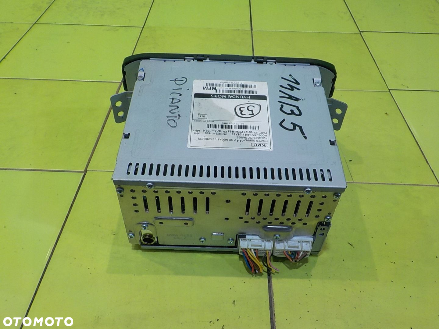 KIA PICANTO II 1.25 B 11r 5D radio CD 961701Y261MB2 - 2