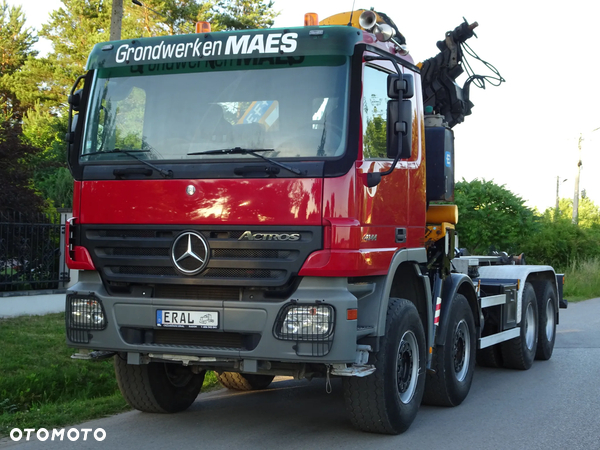 Mercedes-Benz Actros 4141 HDS EFFER 325 Hakowiec 8x4 hak dzwig z Niemiec
