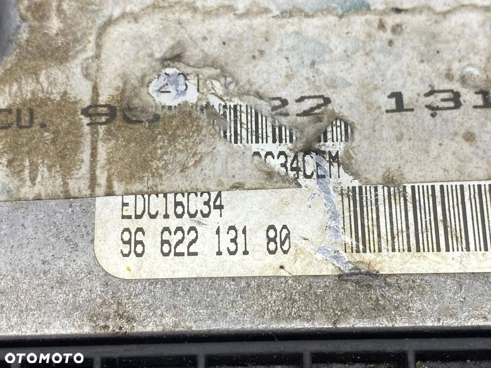 KOMPUTER STEROWNIK SILNIKA CITROEN C4 PEUGEOT 307 1.6 HDI 9662213180 - 3