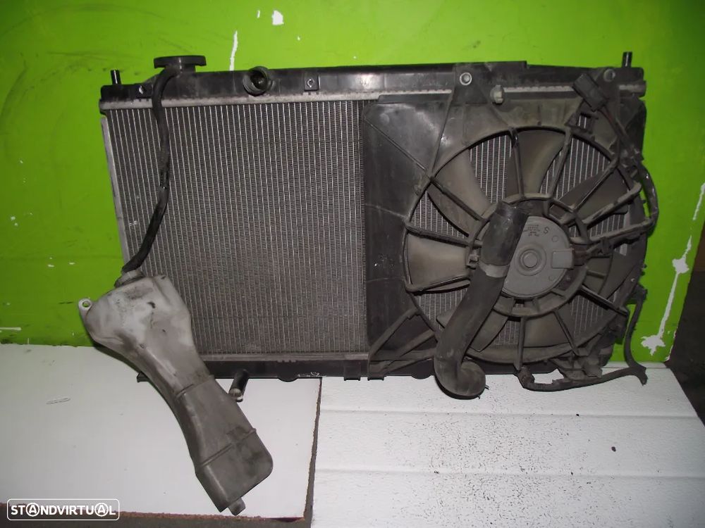 Radiador de Ar Condicionado e Termoventilador Honda Jazz 1.3i - 2008 / 2011 - RAD282 - 1