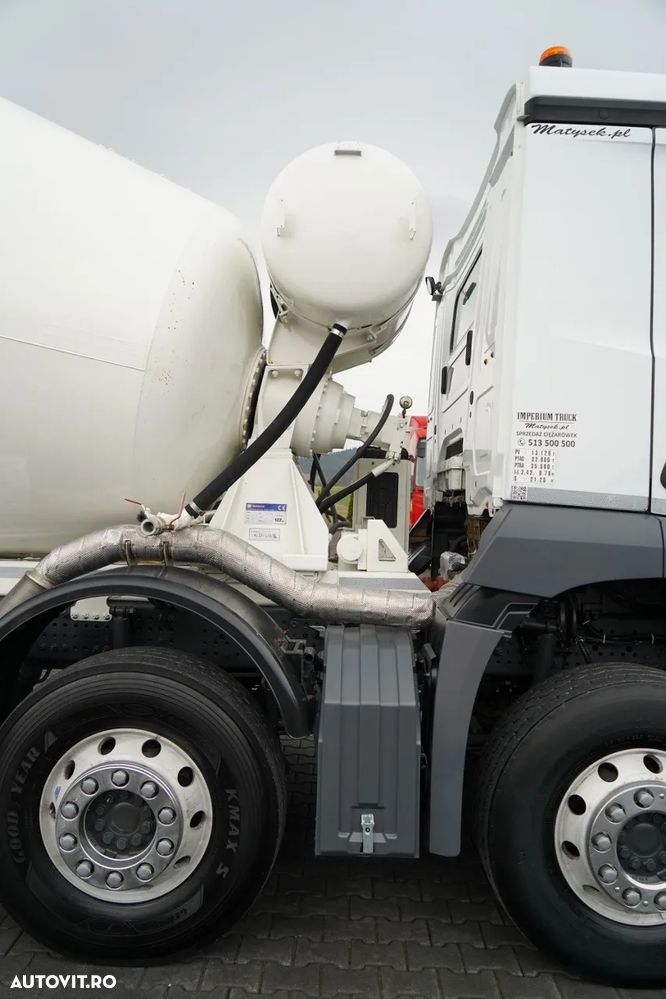Mercedes-Benz AROCS 3540 / BETONIERĂ 9M3 / 8x4 / AUTOMATĂ / 2022 - 14