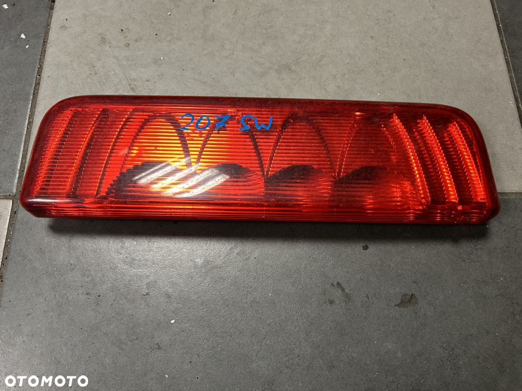 PEUGEOT 207 SW ŚWIATŁO STOP LAMPA KLAPY - 1