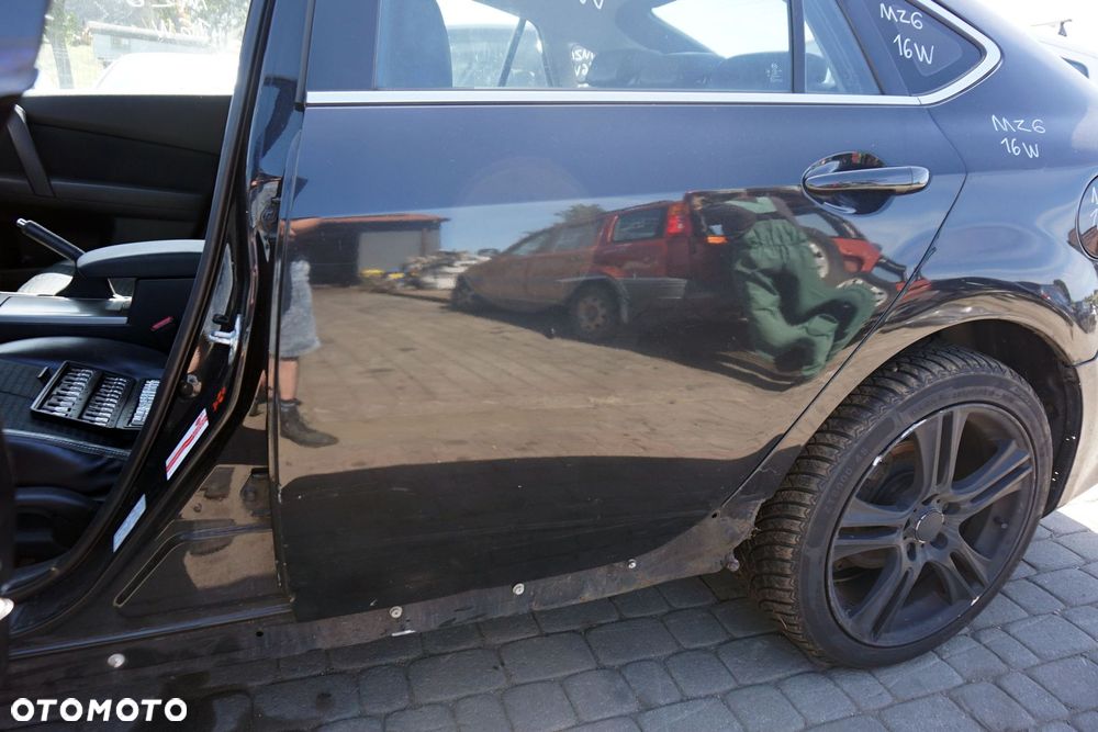 DRZWI TYLNE LEWE 6 II GH LIFT LB LIFTBACK 16W  CZARNY MAZDA 2010-2012 - 4