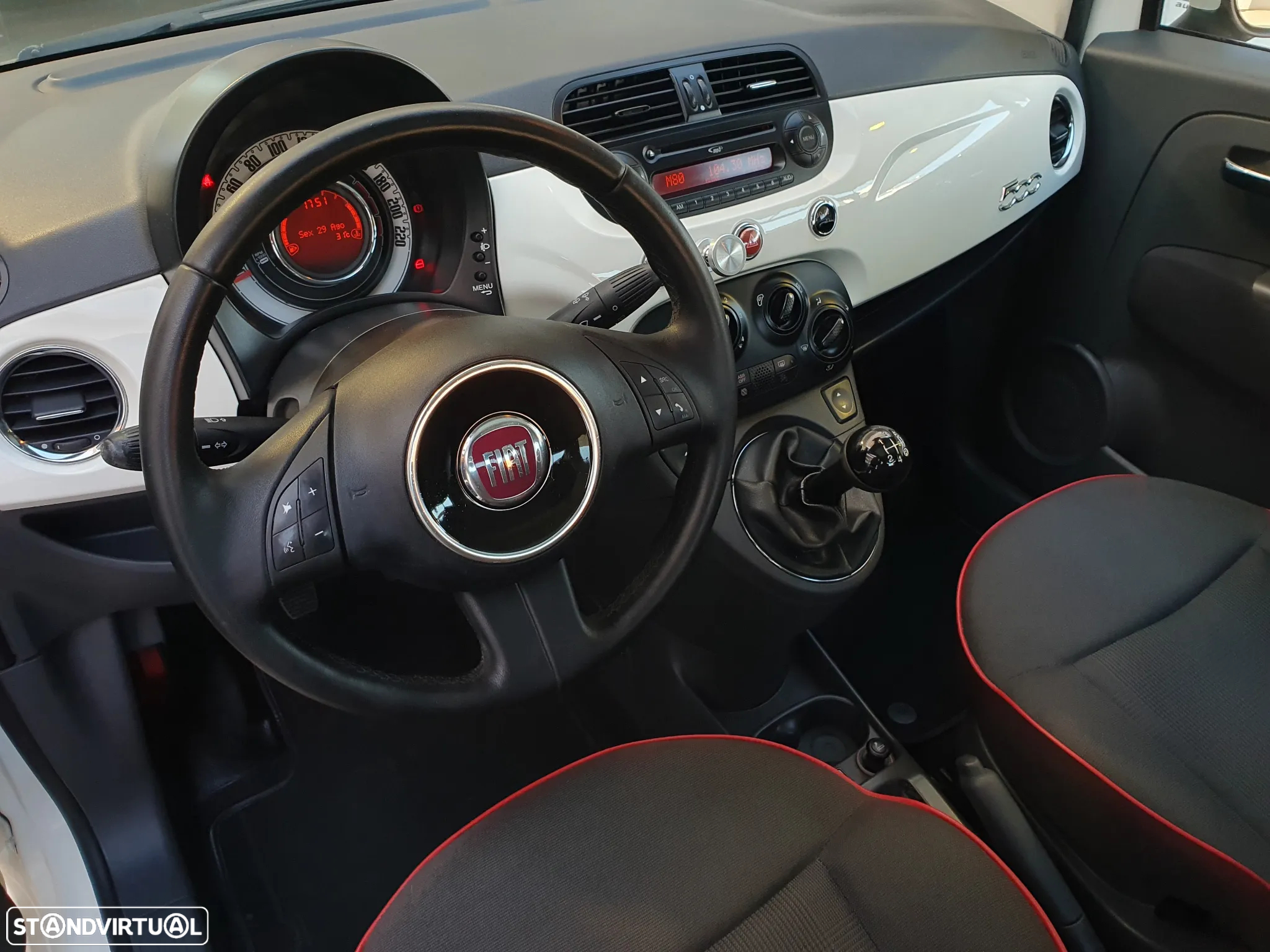 Fiat 500 1.3 16V MJ Lounge S&S - 3