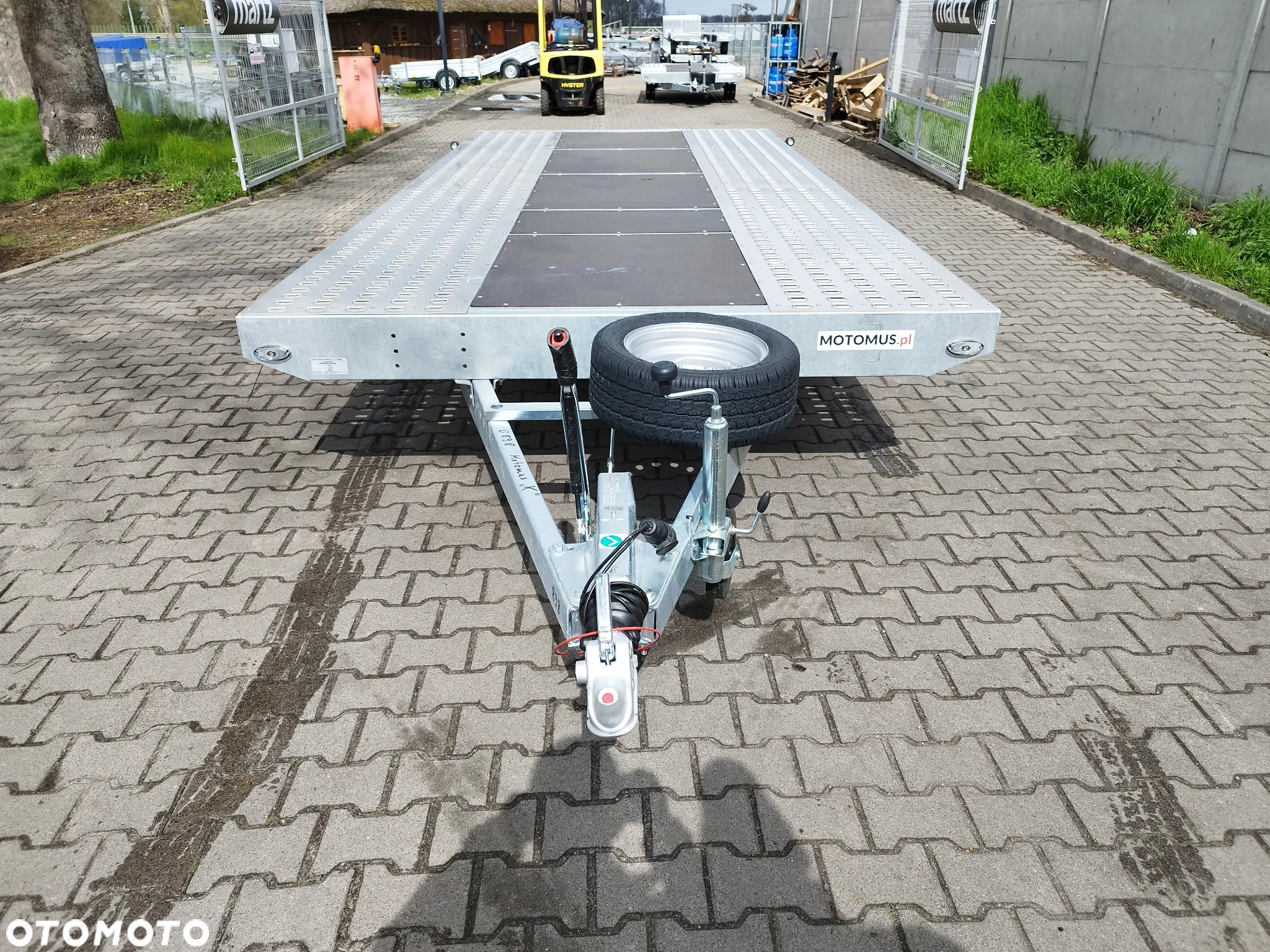 Niewiadów Laweta Niewiadów Mars NM 4,5x2,1m płaska wypełnienie sklejka DMC 2700kg 2 osie koła 195R13C spawana rama mocna - 2