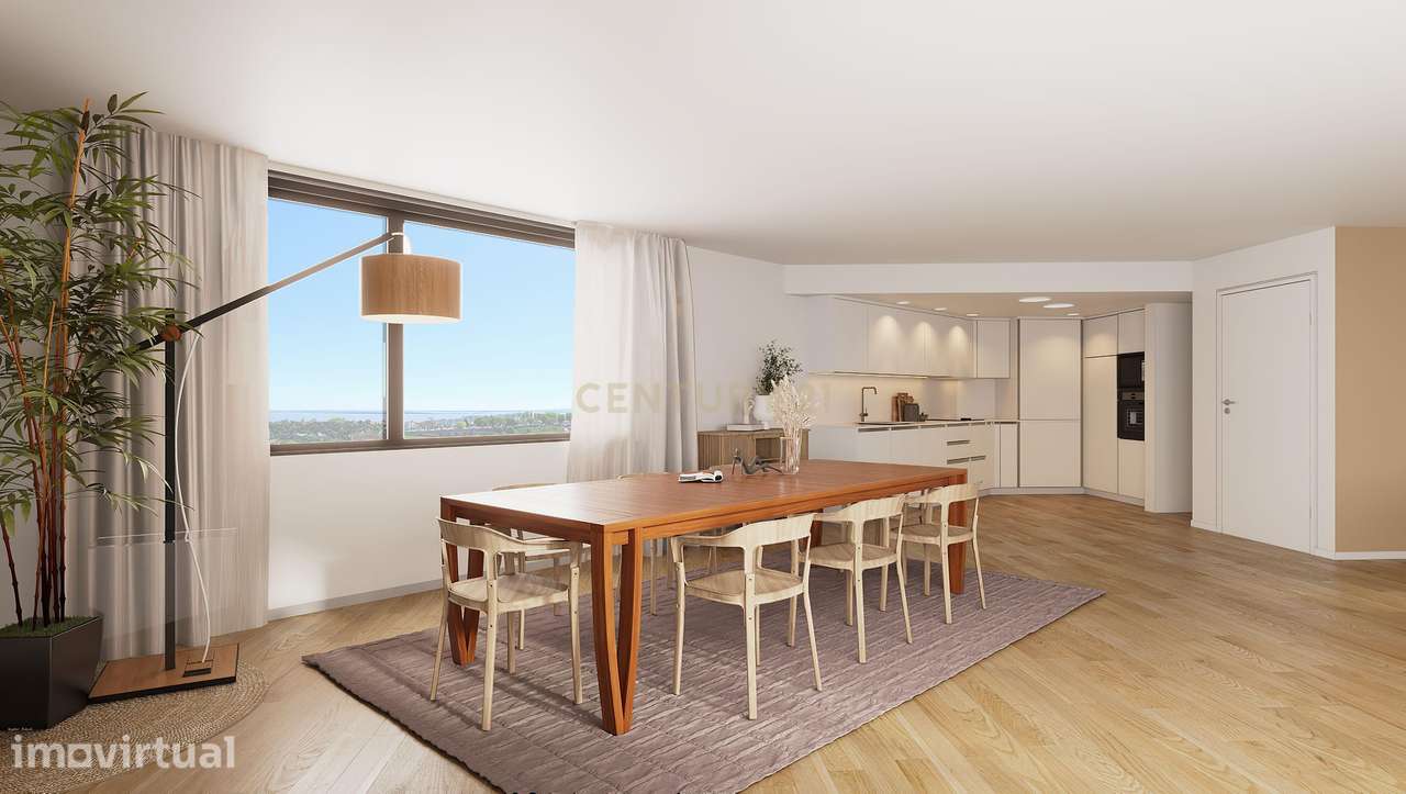 Penthouse T2 virada para o Tejo - Empreendimento Monteiro Plaza – Lisb - Grande imagem: 3/17