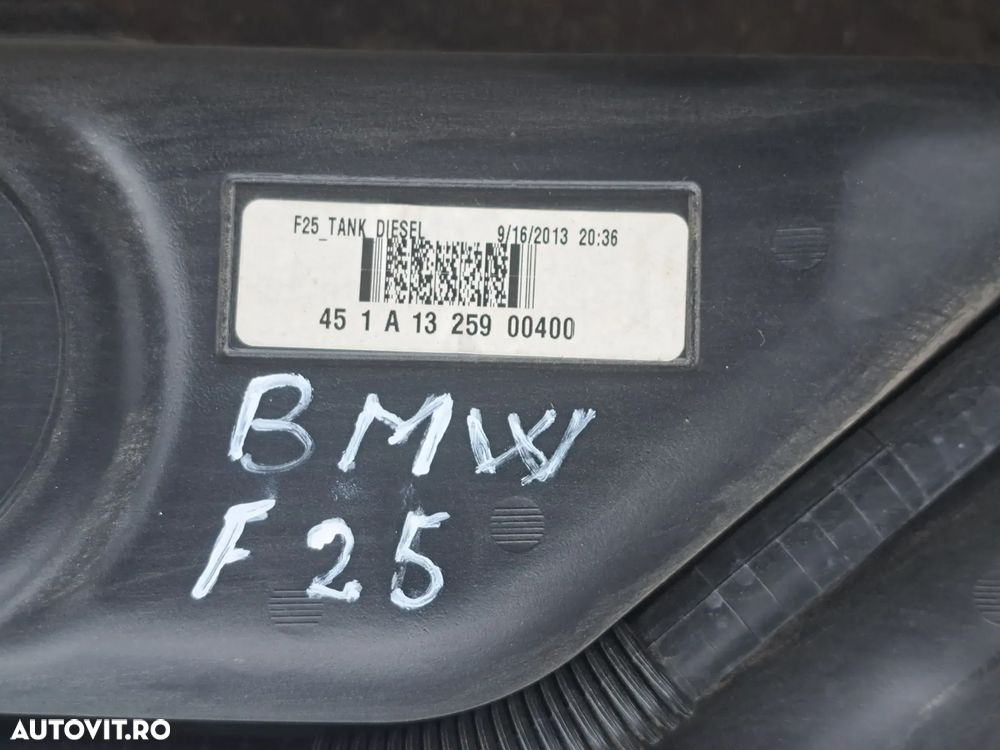 Rezervor combustibil complet include pompa Diesel motorina Original BMW X3 F25 X4 F26 16117220745 16117314808 - 4