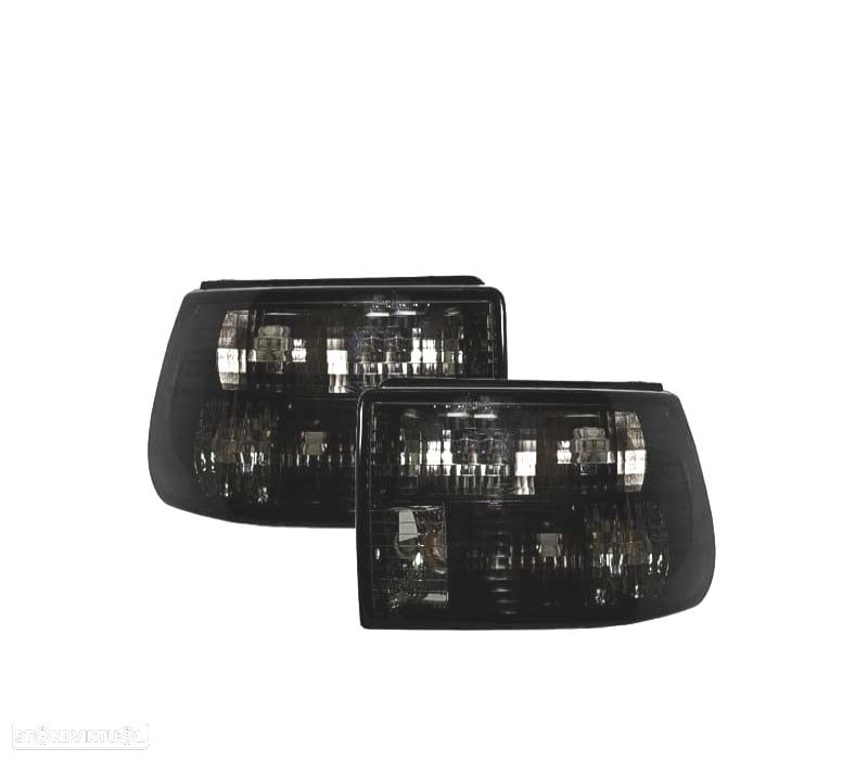FAROLINS TRASEIROS OPEL ASTRA F 91-98 PRETO ESCURECIDO - 1