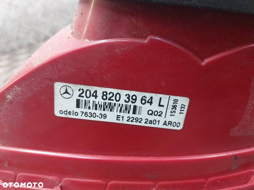 LAMPA LEWY TYŁ MERCEDES-BENZ W204 C220 KOMBI 2048203964 ID: 237405 - 4