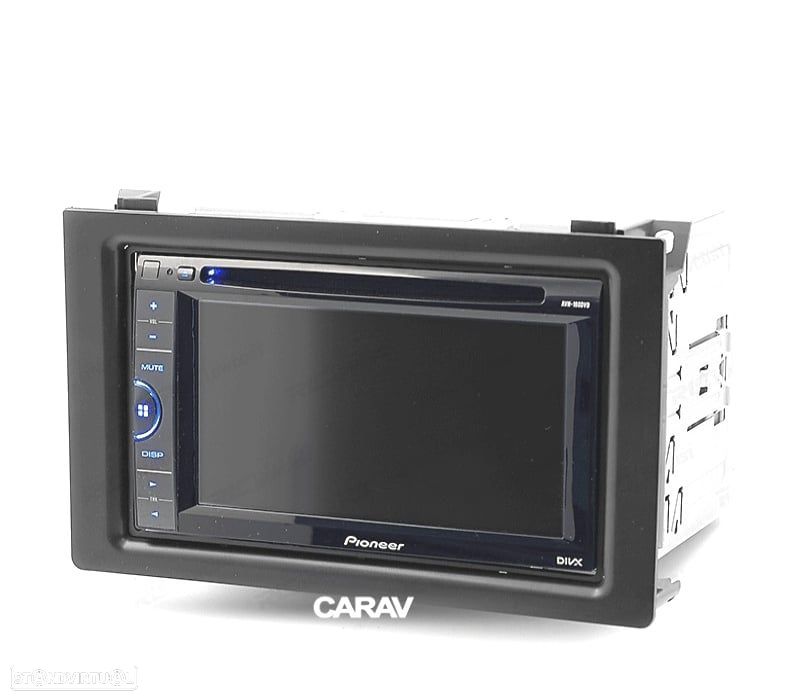 MOLDURA ADAPTADOR PRETA PARA RADIO 2-DIN PARA SAAB 9-3 - 1