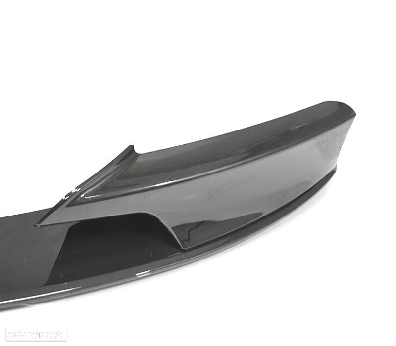 SPOILER FRONTAL BMW F30 F31 M.TECH 11-19 LOOK M PERFORMANCE PRETO BRILHO - 2