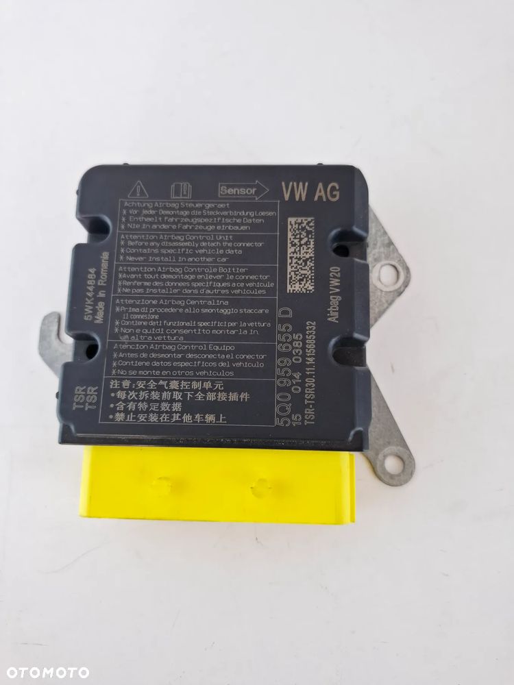 Moduł Sterownik Poduszek Powietrznych Air-Bag 5Q0959655D VAG - 1