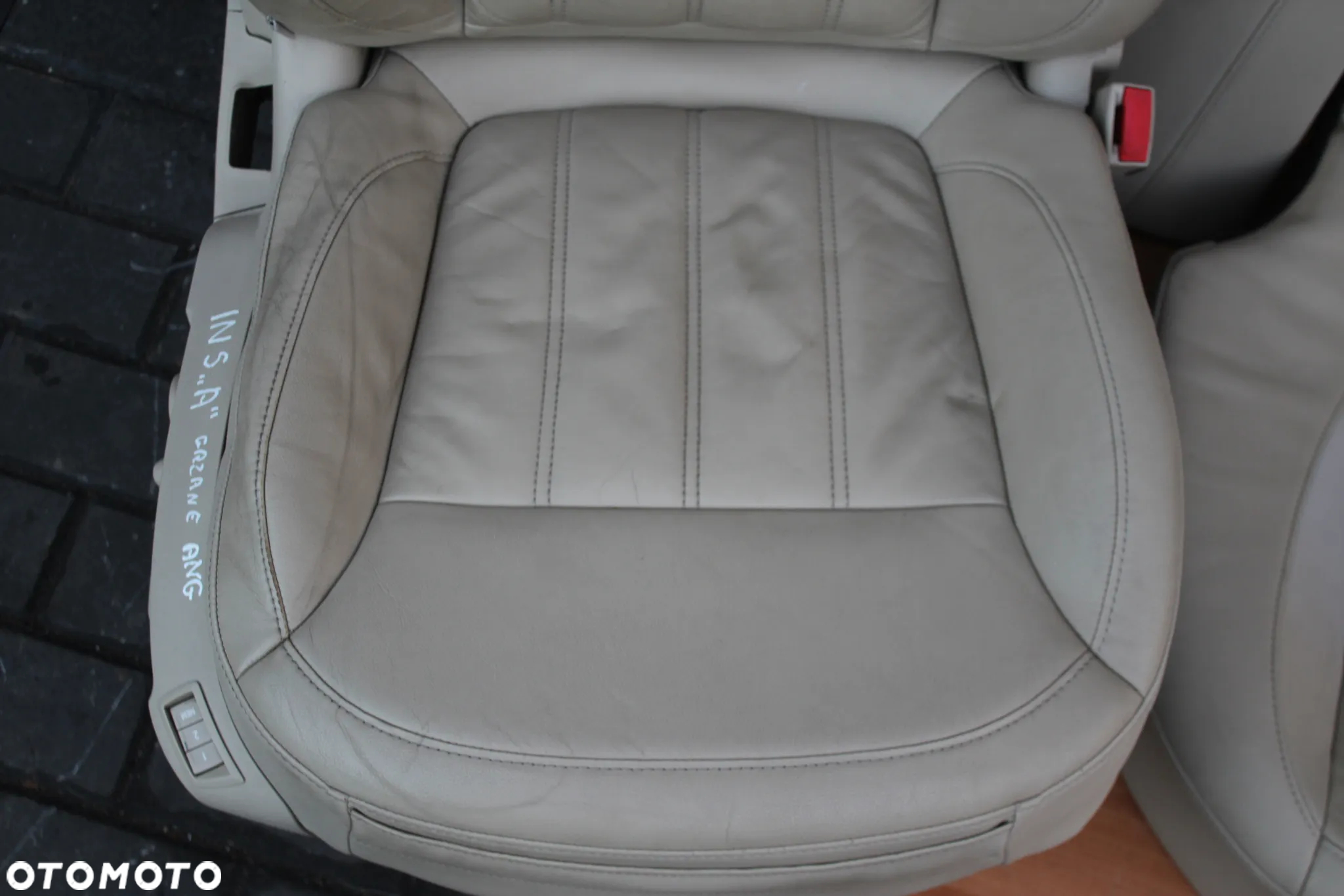 FOTELE KANAPA BOCZKI JASNE ŻÓŁTE SKÓRA GRZANE OPEL INSIGNIA A HATCHBACK SEDAN KOMBI - 18