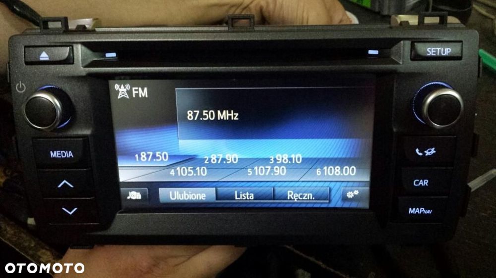 TOYOTA AURIS HYBRYD 2014 2015 RADIO Panel - 3