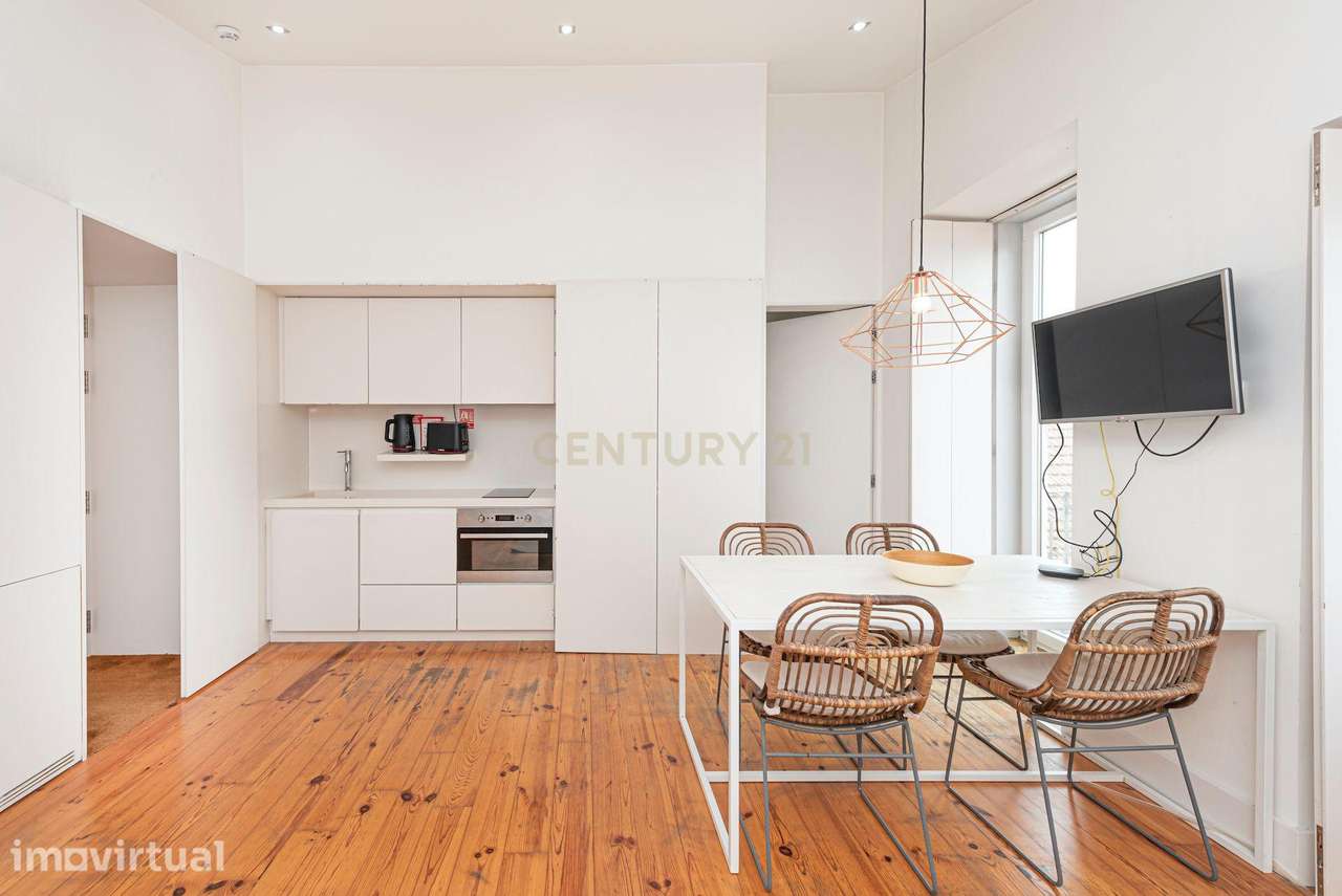 Apartamento T1 para venda - S. Bento e Chiado - Grande imagem: 3/10