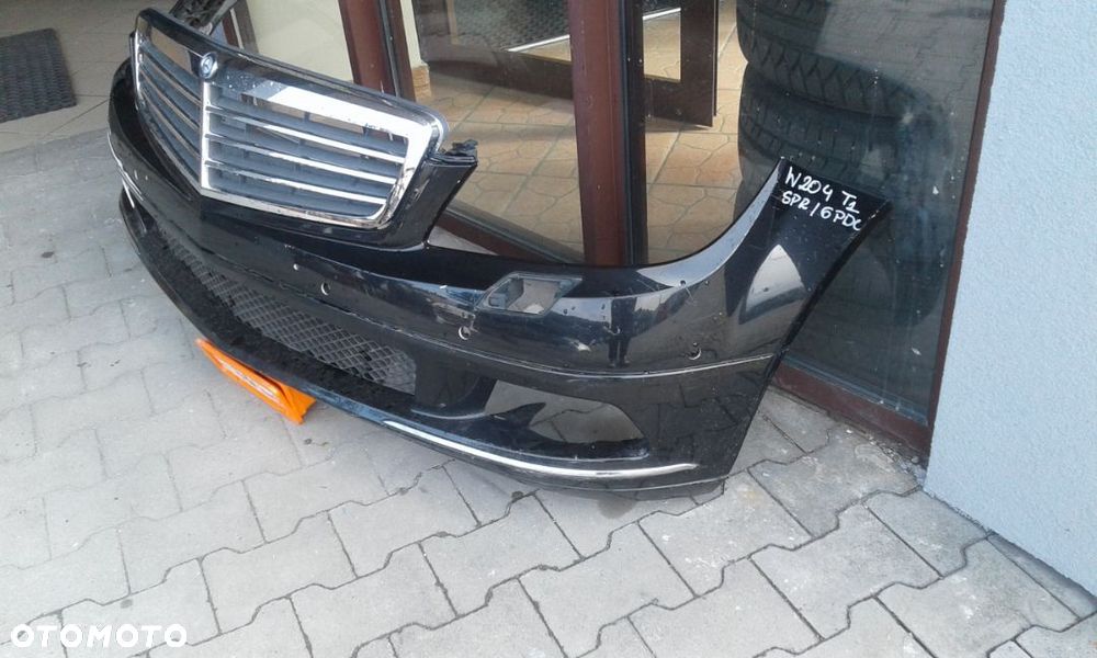 Mercedes C klasa w204 ZDERZAK PRZEDNI Spr 6Pdc - 2