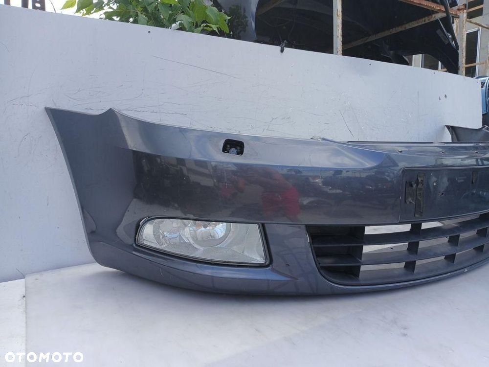 ZDERZAK PRZÓD PRZEDNI SPRYSKI XENON SKODA OCTAVIA II LIFT GRAFITOWY - 3