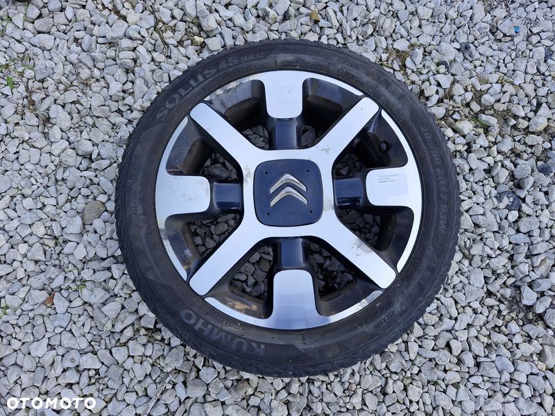 CITROEN C4 CACTUS FELGA ALUMINIOWA KOŁO ZAPASOWE 17 CALI 4x108 ET19 9800494077 - 1