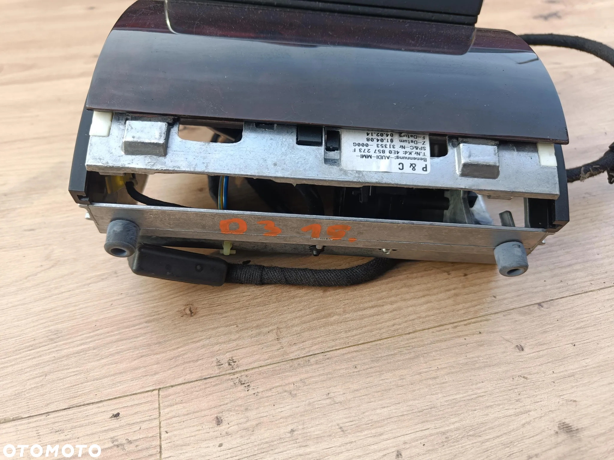 AUDI A8 D3 WINDA MECHANIZM WYŚWIETLACZ EKRAN MMI SPRAWNA 4E0857273F - 4