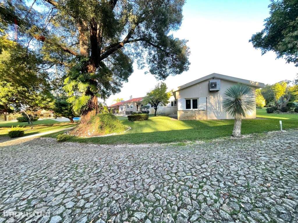 Moradia T5 Térrea com Piscina, Campo de Ténis e Terreno de 7.500m2 ... - Grande imagem: 3/46