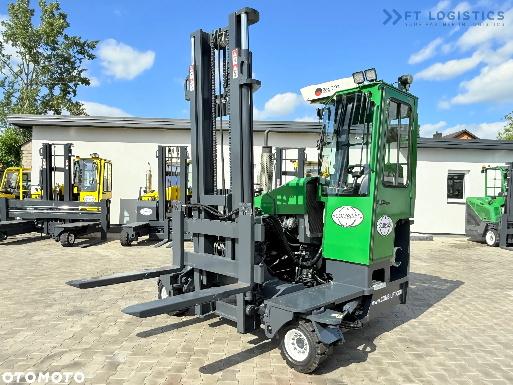 Combilift C3500 / DUPLEX 4100MM / GAS / WYSUWNE WIDŁY / KABINA / OGRZEWANIA + KLIMATYZACJA / JAK NOWY - 19