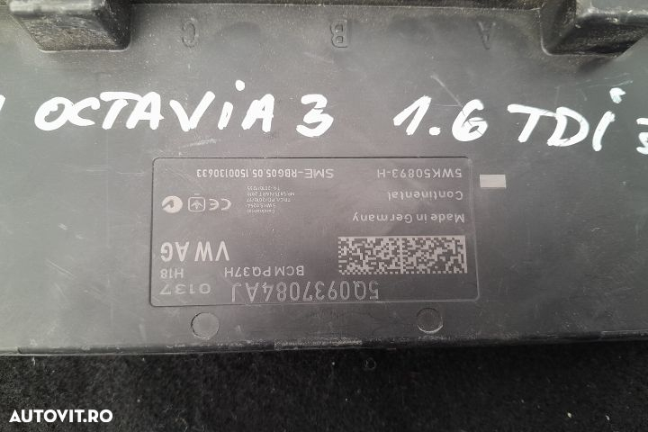 Calculator confort 5Q0937084AJ 5Q0937084AJ Skoda Octavia 3 [2013 - 20 - 3