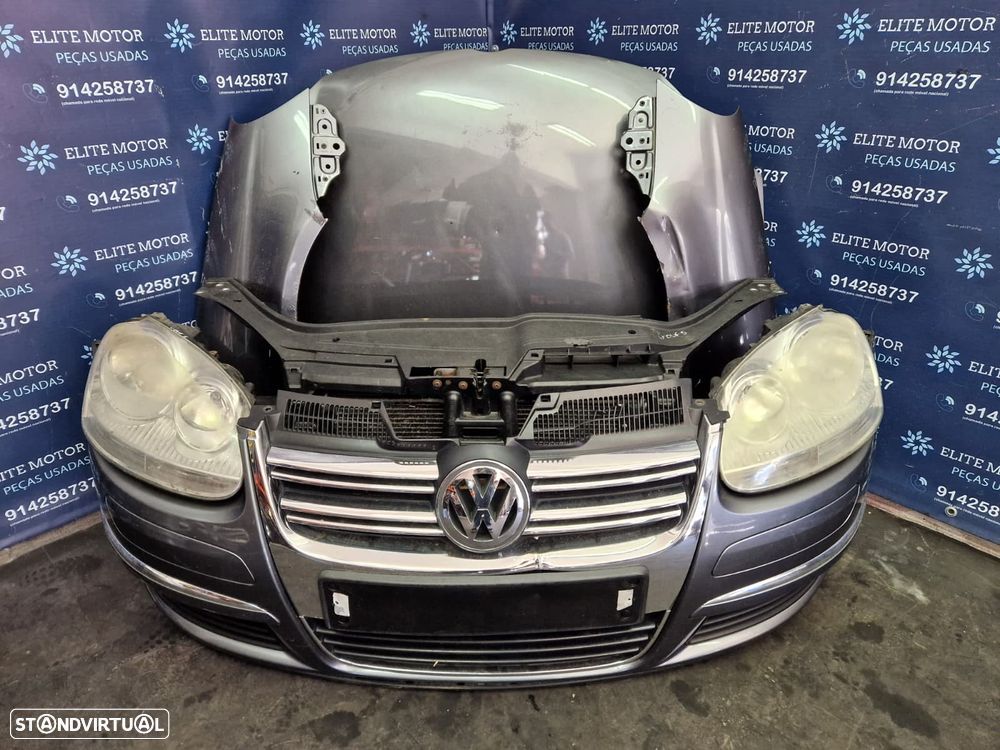 Frente completa usada VW JETTA GOLF V VARIANT VOLKSWAGEN 2.0 TDI capot parachoques oticas guardalamas - 3