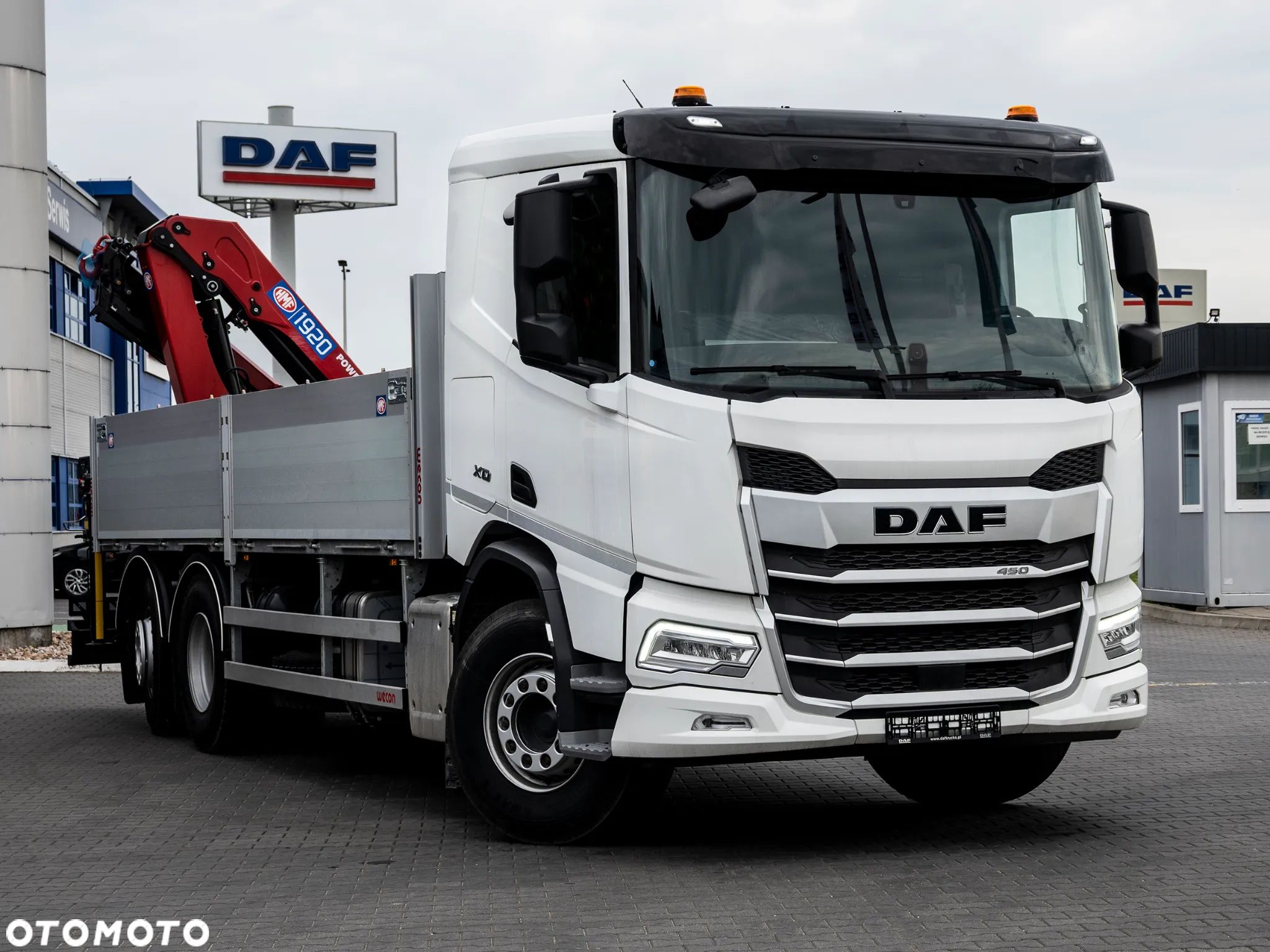 DAF XD 450 FAN 6X2 Zabudowa WESOB ŻURAW HMF - 1
