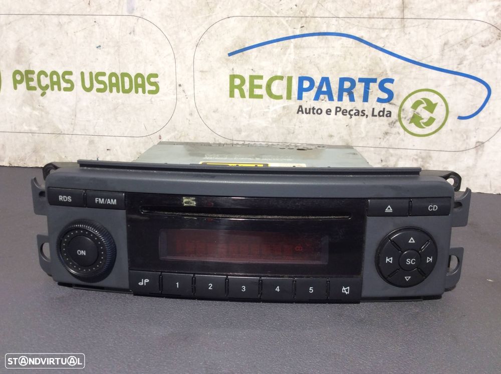 Auto Radio Smart For Four ano 2004 a 2006   A4548200379 - 1