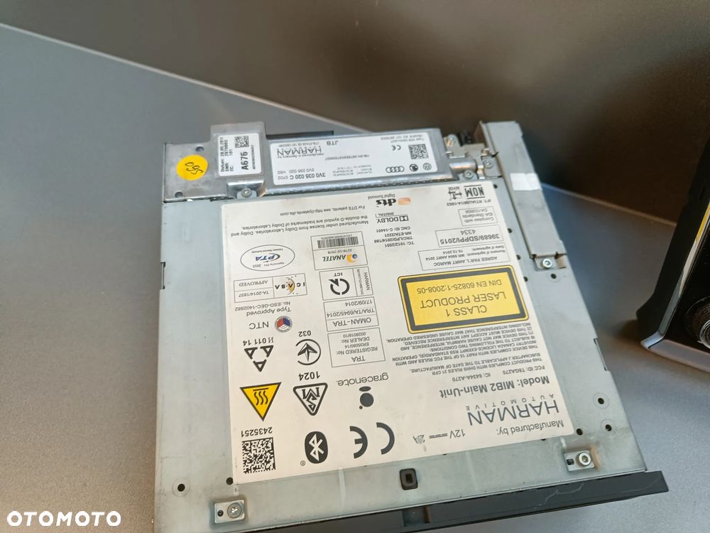 Radio Skoda Superb 3 III Wyświetlacz Jednostka Nawigacja 3V0035020C 3V0919606 - 3