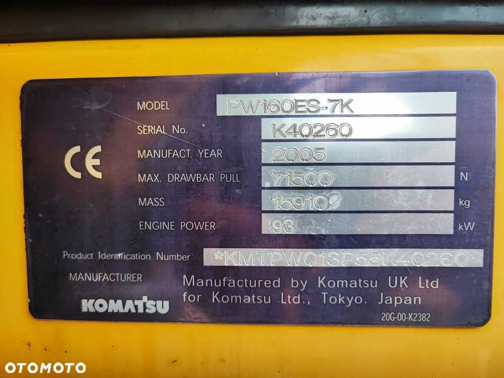 Komatsu PW160ES-7K - 10
