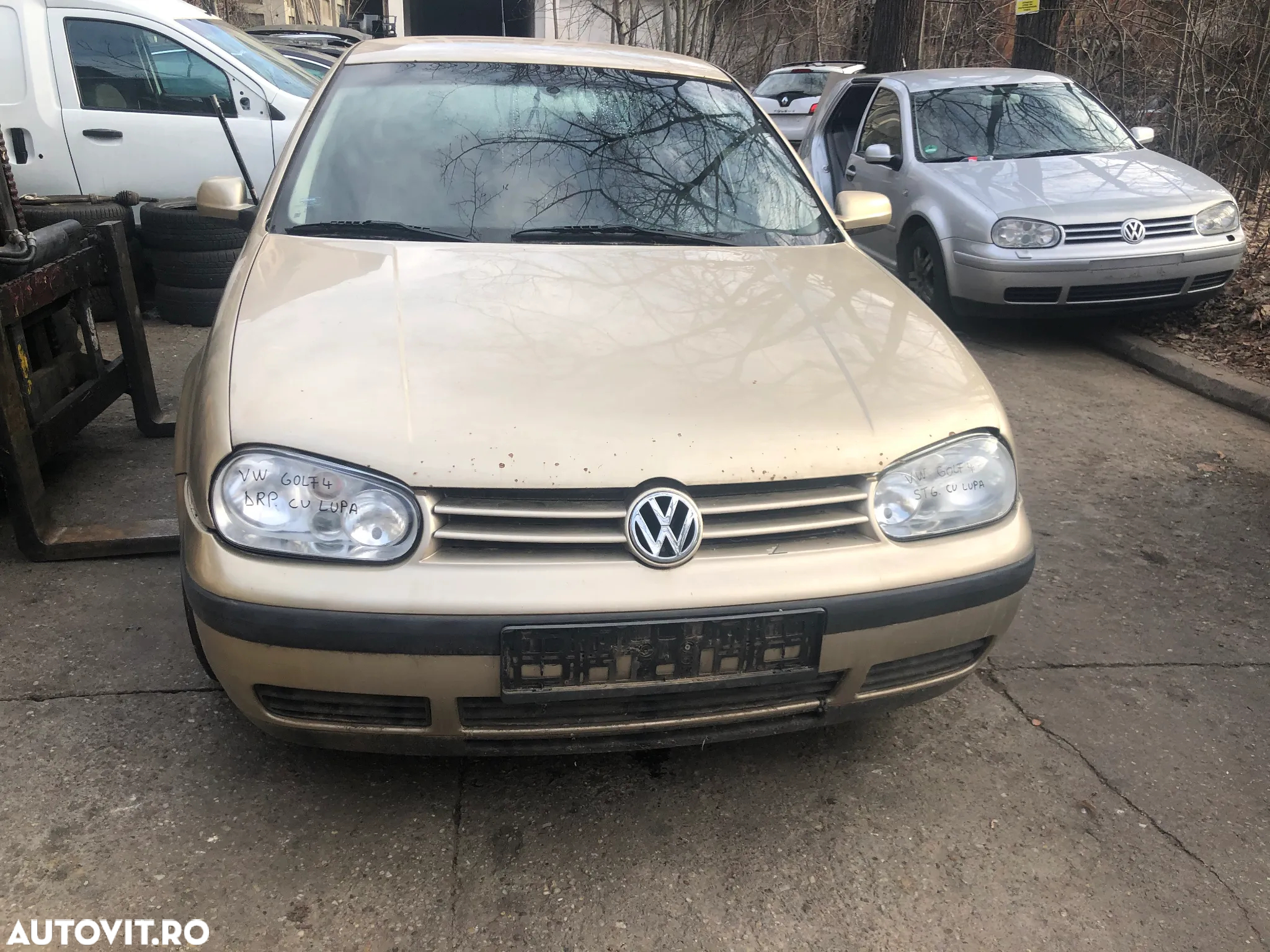 Far stanga/Far dreapta fata VW Volkswagen Golf 4 cu lupa - 3