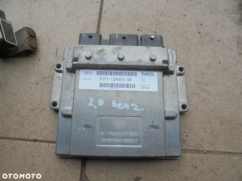 ford 2,0 benzyna sterownik silnika , 7U71-12A650-CG - 2