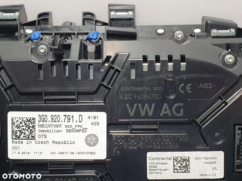 LICZNIK ZEGARY VIRTUAL COCKPIT LED VW PASSAT B8 ARTEON 3G0920791D europa - 8