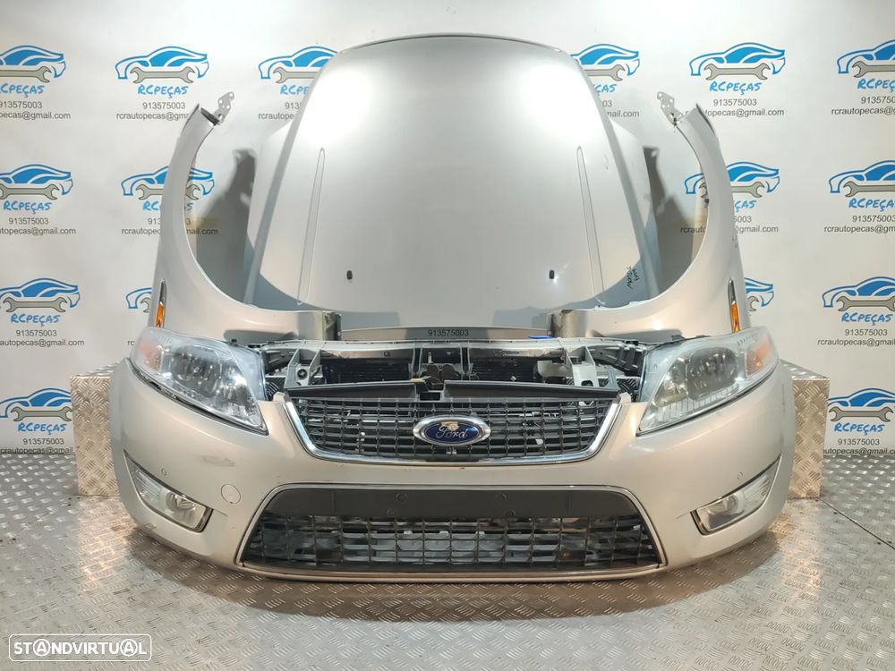 FRENTE COMPLETA FORD MONDEO IV 4 MK4 CAPOT PARACHOQUES SENSORES GUARDA-LAMAS OTICAS RADIADOR VENTILADOR FRENTE FIBRA REFORÇO - 1