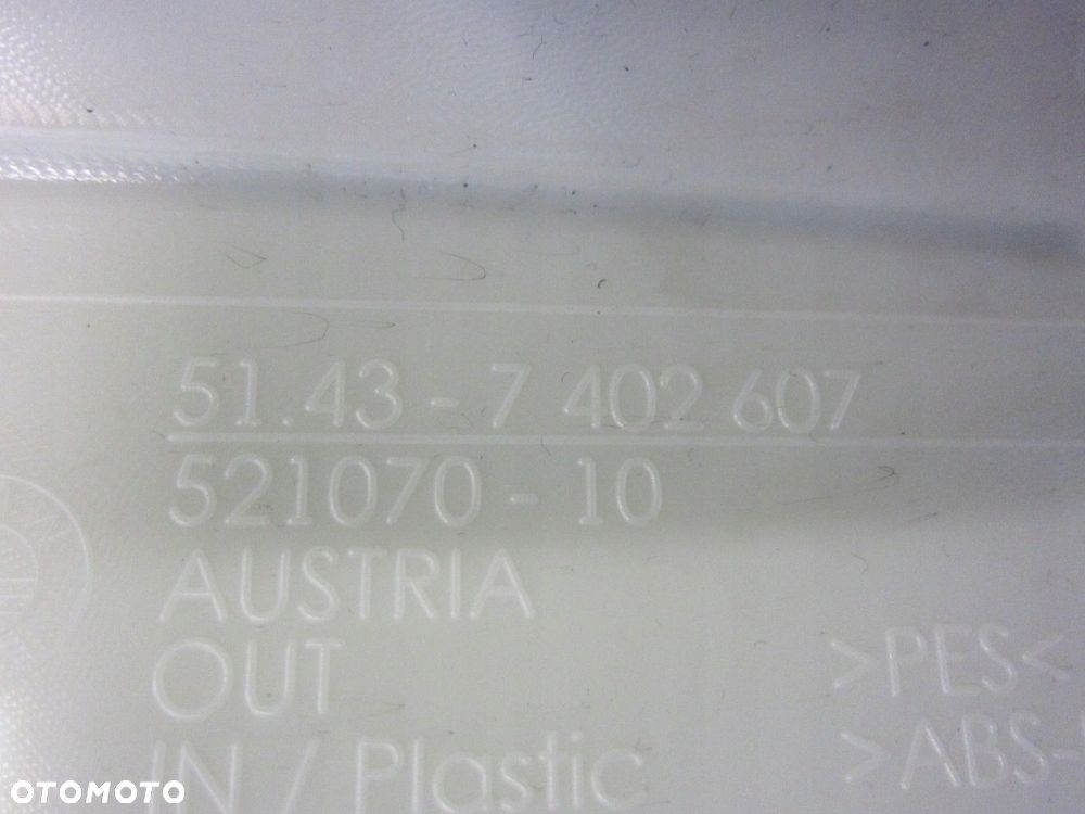 BMW X1 F48 ZESTAW PODSUFITKI OSŁONY UCHWYTY CZARNE DASZKI SŁUPKI 8065553 - 6