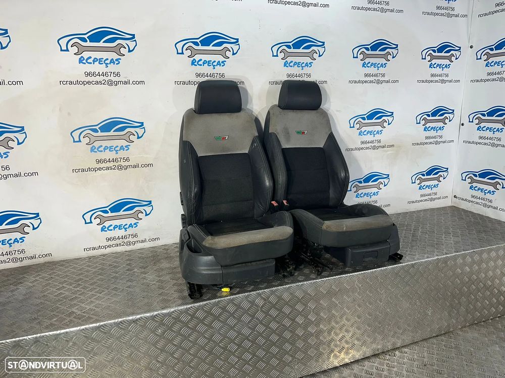 Conjunto Bancos Pele Tecido Skoda Octavia 2 MK2 1Z RS VRS 2004 - 2013 - 6