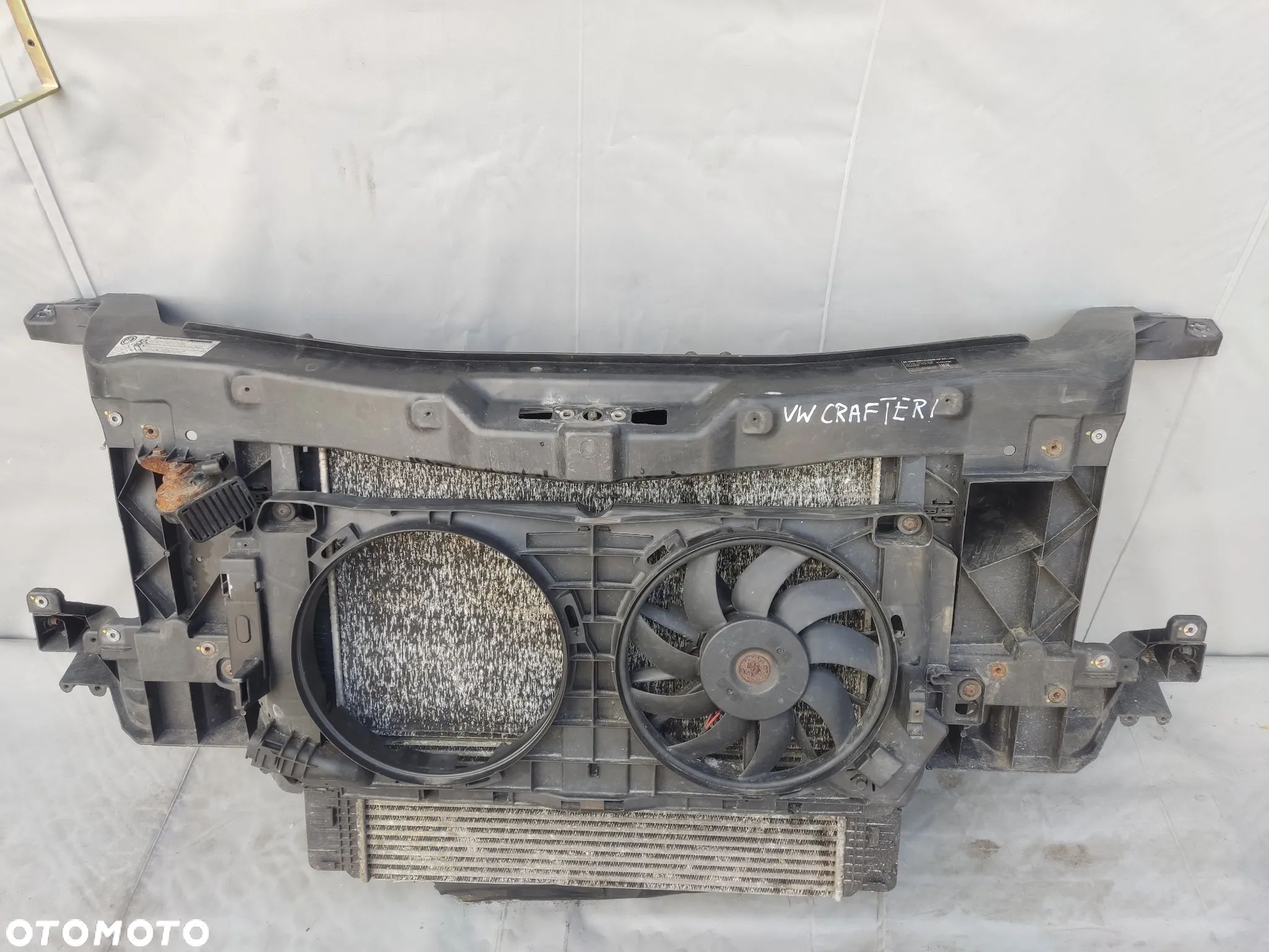 VW CRAFTER I PAS PRZEDNI WZMOCNIENIE CHŁODNICE WENTYLATOR - 1