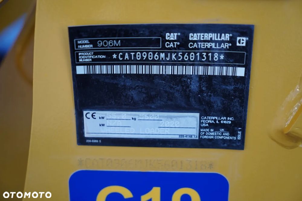 Caterpillar 906M / ŁADOWARKA KOŁOWA / 2020 ROK / ŁYŻKA SZCZĘKOWA / - 37